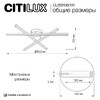 Миниатюра фото потолочная светодиодная люстра с пултом ду citilux стиг cl203130 | 220svet.ru